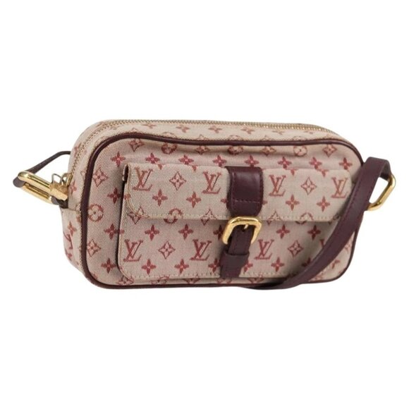LOUIS VUITTON Monogram Mini Juliet MM Shoulder Bag Red M92219 LV Auth 129611 - Picture 1 of 16